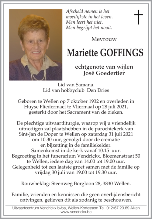 Mariette Goffings