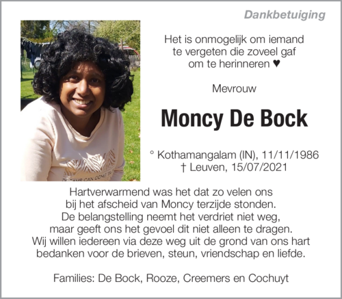 Moncy De Bock