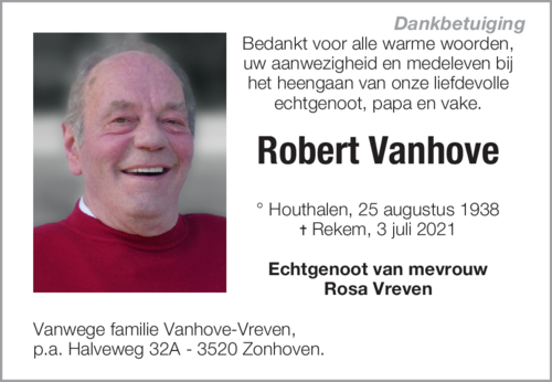 Robert Vanhove