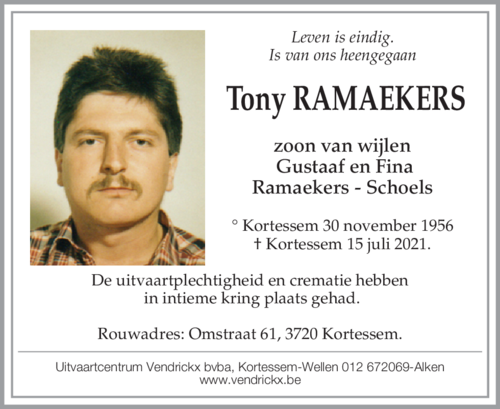 Tony Ramaekers