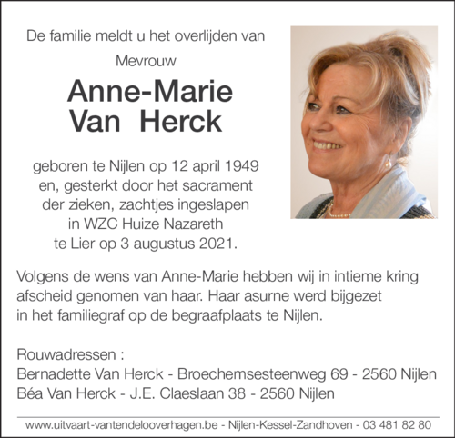Anne-Marie Van Herck