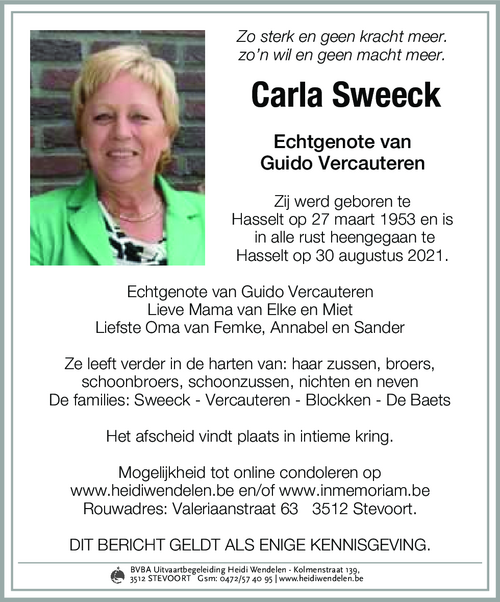 Carla Sweeck