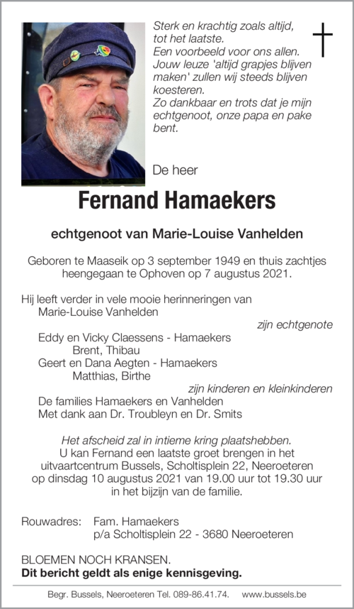 Fernand HAMAEKERS