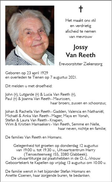 Jossy Van Reeth