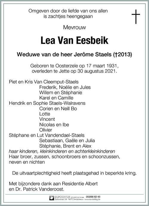 Lea Van Eesbeik