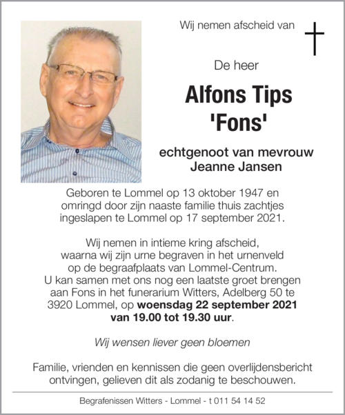 Alfons Tips