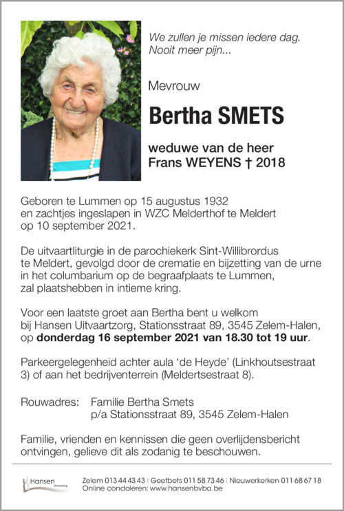 Bertha SMETS