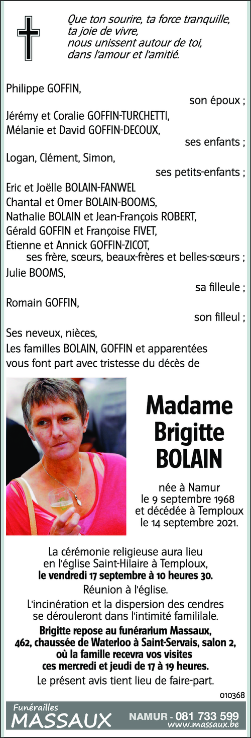 Brigitte BOLAIN