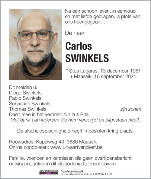 Carlos Swinkels