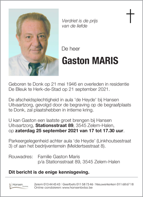 Gaston MARIS