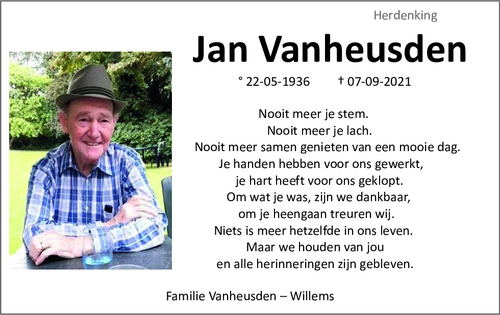 Jan VANHEUSDEN