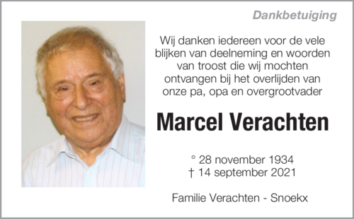 Marcel Verachten