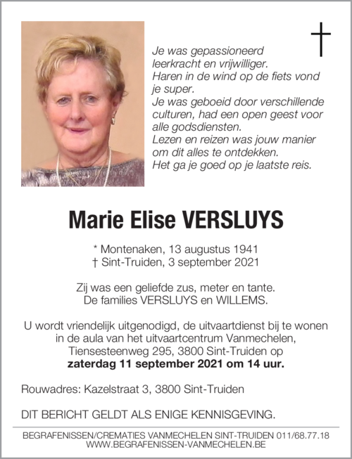 Marie Elise Versluys