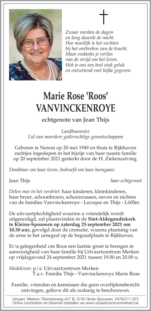 Marie Rose Vanvinckenroye
