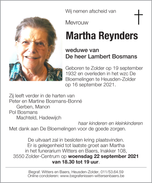 Martha Reynders
