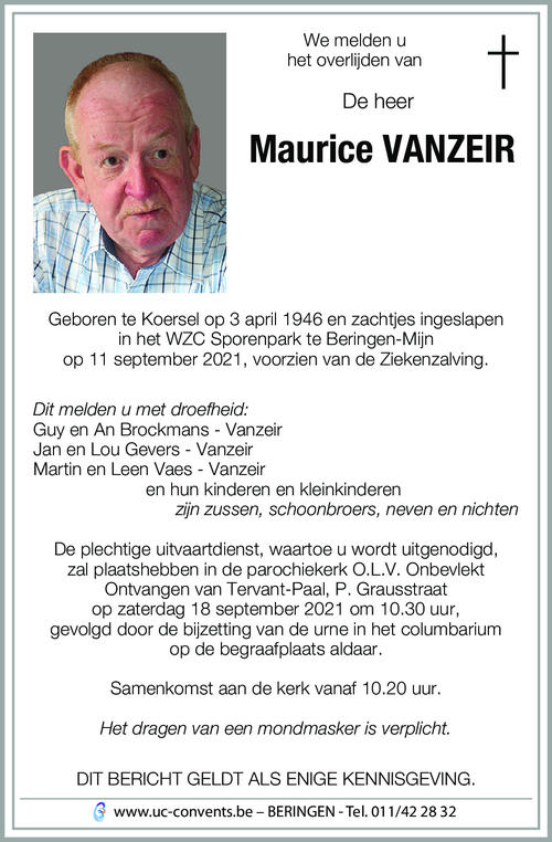 Maurice Vanzeir