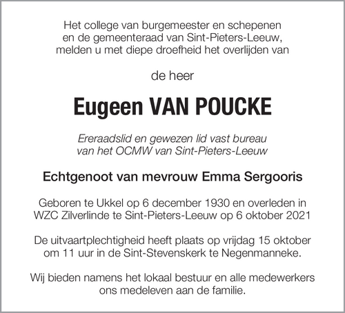 Eugeen Van Poucke