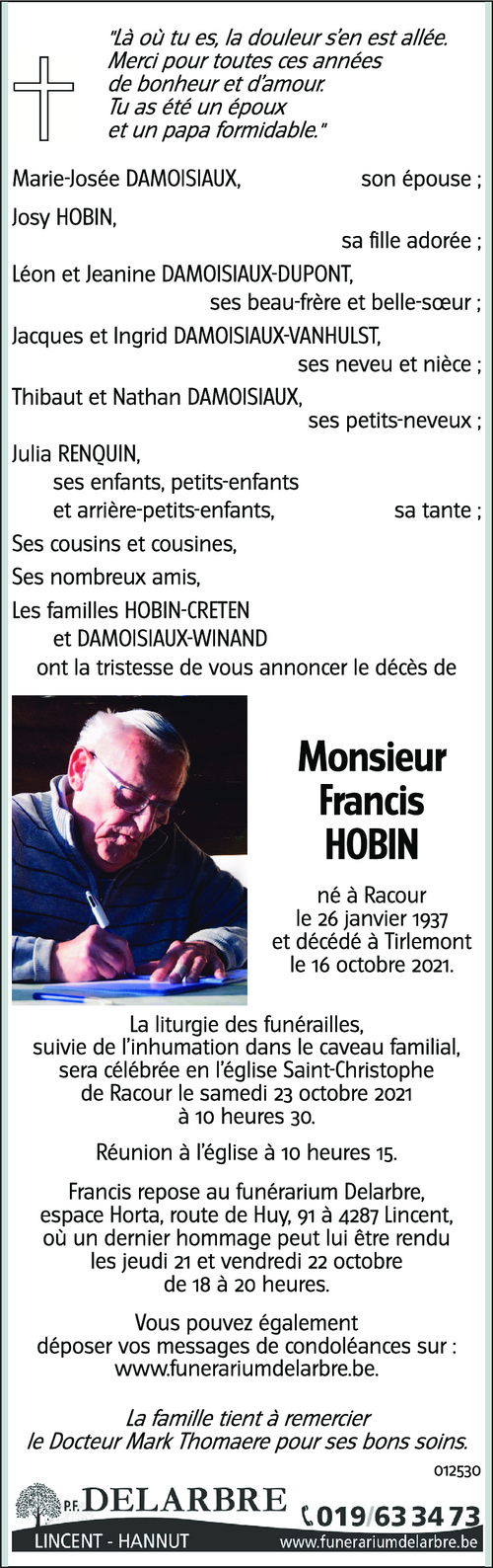 Francis HOBIN