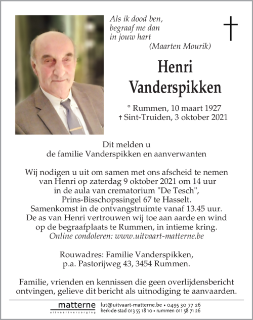 Henri Vanderspikken