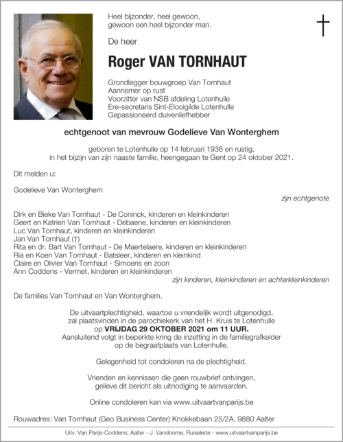 Roger Van Tornhaut