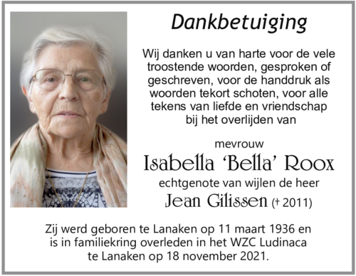 Isabella (Bella) Roox