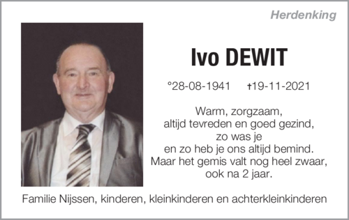 Ivo DEWIT