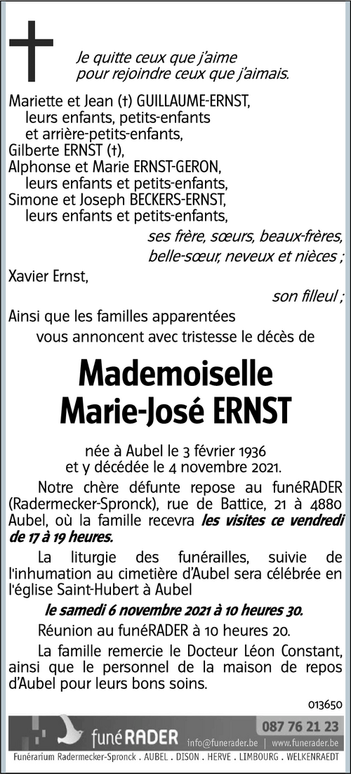 Marie-José ERNST