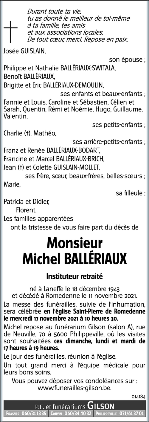 Michel BALLÉRIAUX