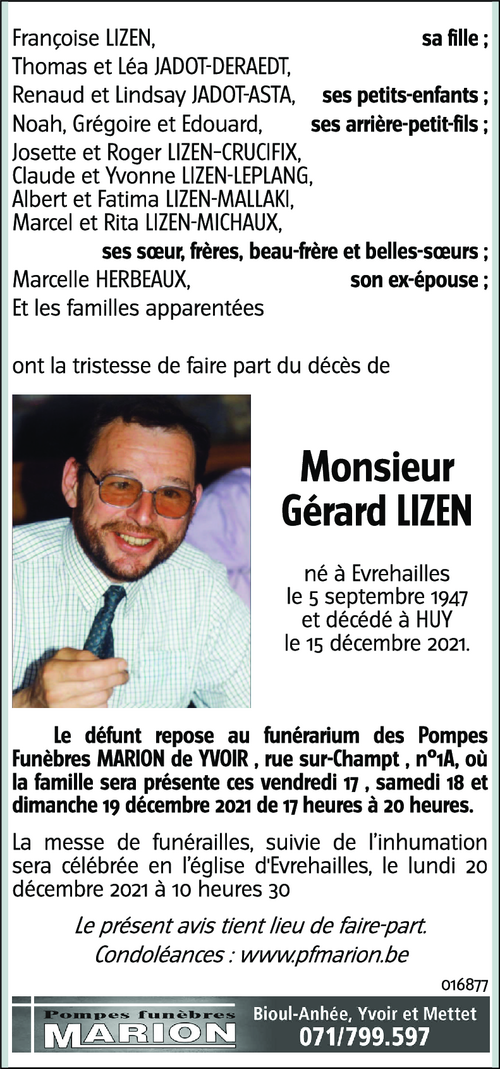 Gérard LIZEN