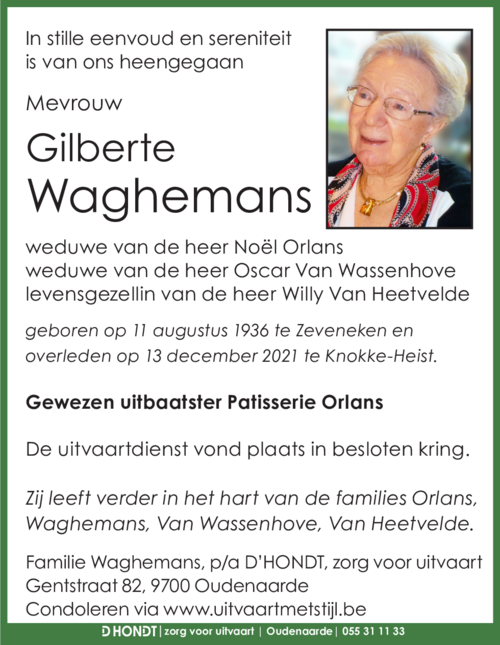 Gilberte Waghemans