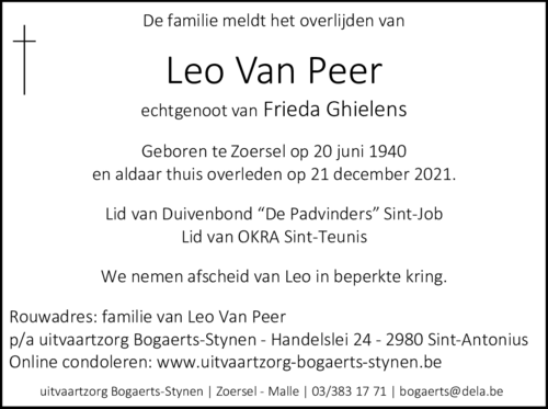 Leo Van Peer