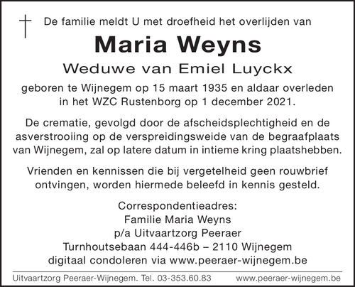 Maria Weyns