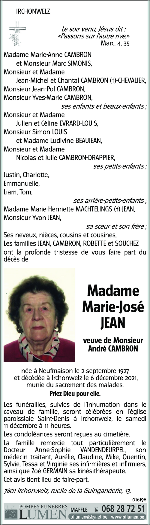 Marie-José Jean