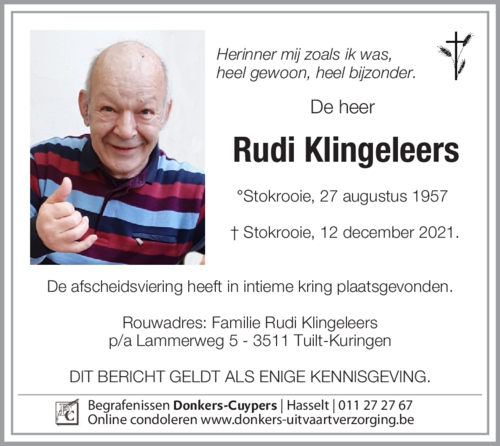 Rudi Klingeleers