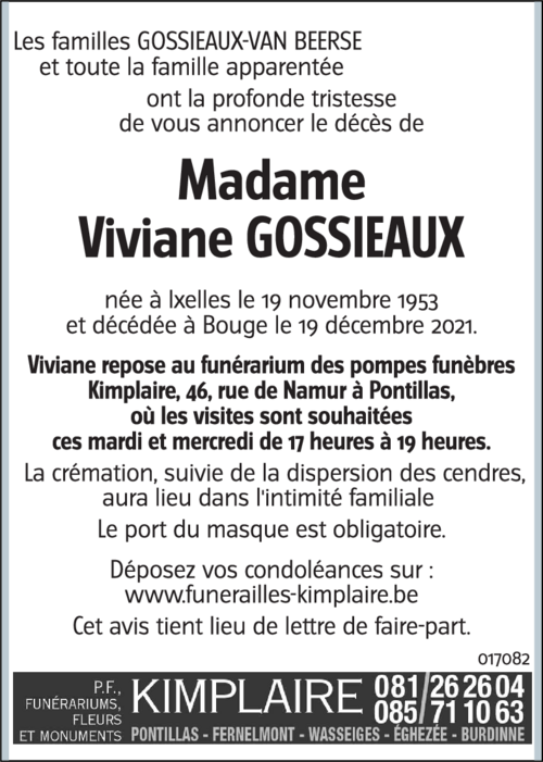 Viviane GOSSIEAUX
