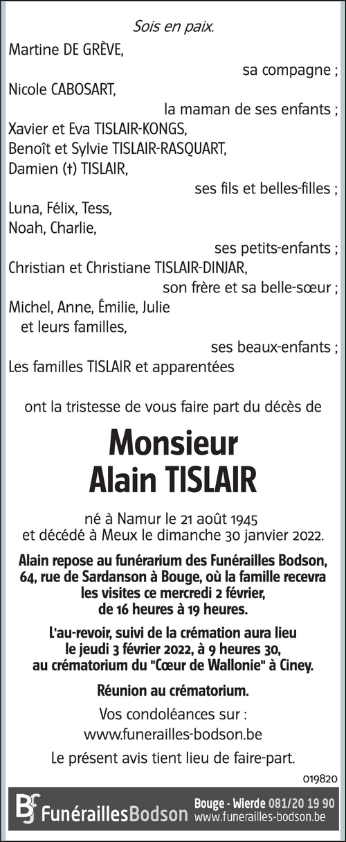 Alain TISLAIR