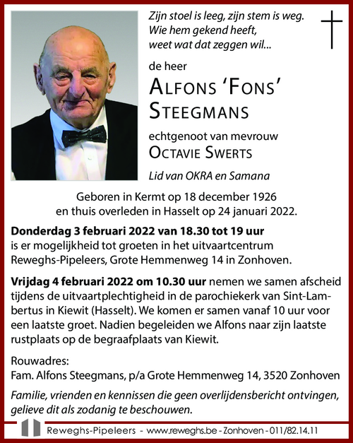 Alfons 'Fons' Steegmans