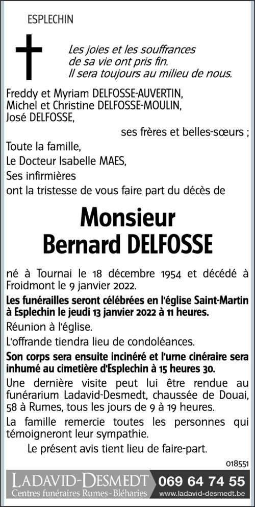 Bernard DELFOSSE