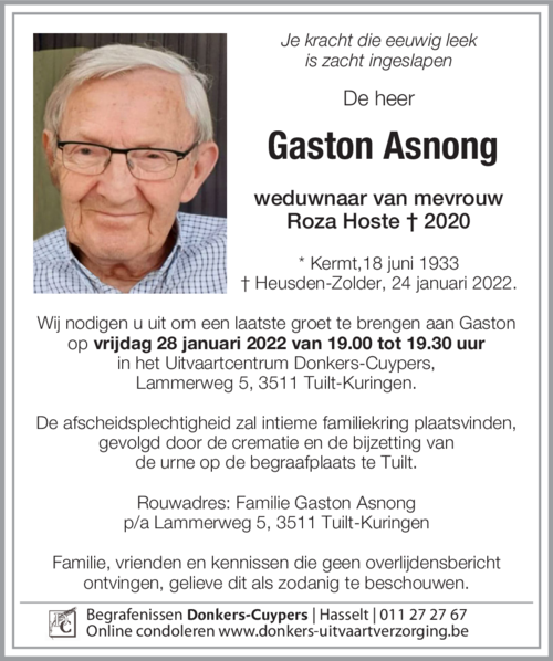 Gaston Asnong
