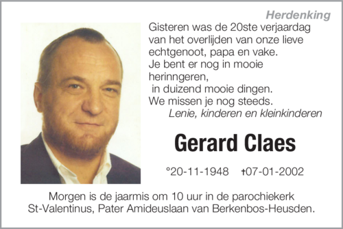 Gerard Claes