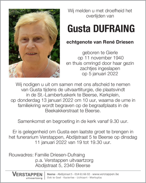 Gusta Dufraing