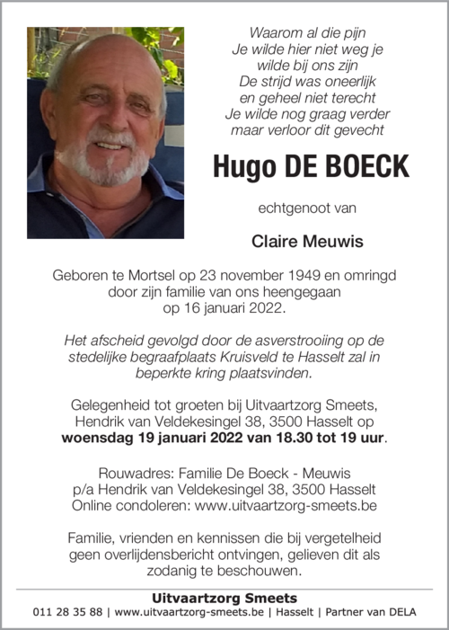 Hugo De Boeck