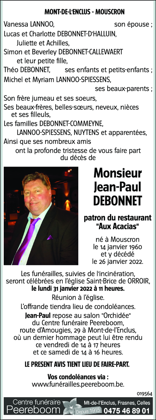 Jean-Paul DEBONNET