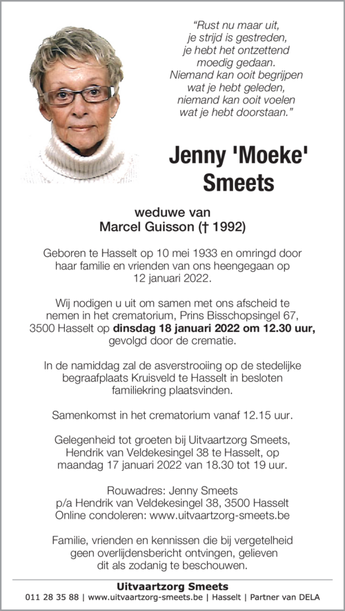 Jenny 'Moeke' Smeets
