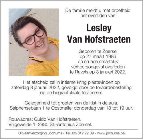 Lesley Van Hofstraeten