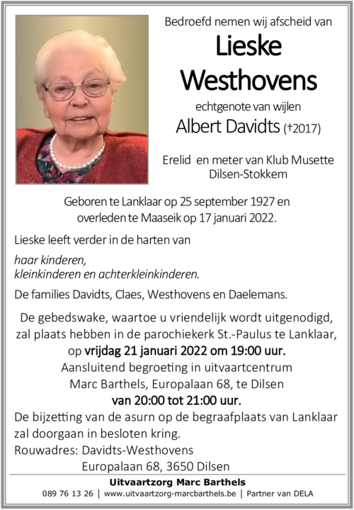 Lieske Westhovens