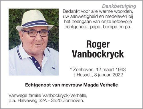 Roger Vanbockryck