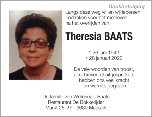 Theresia BAATS