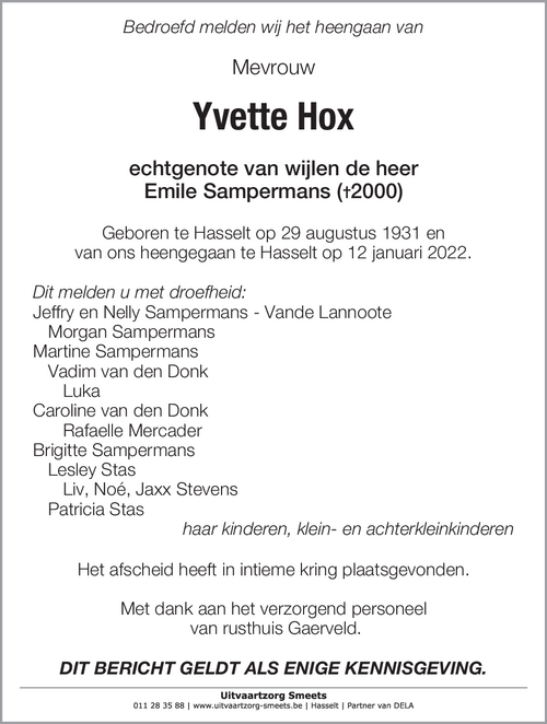 Yvette Hox