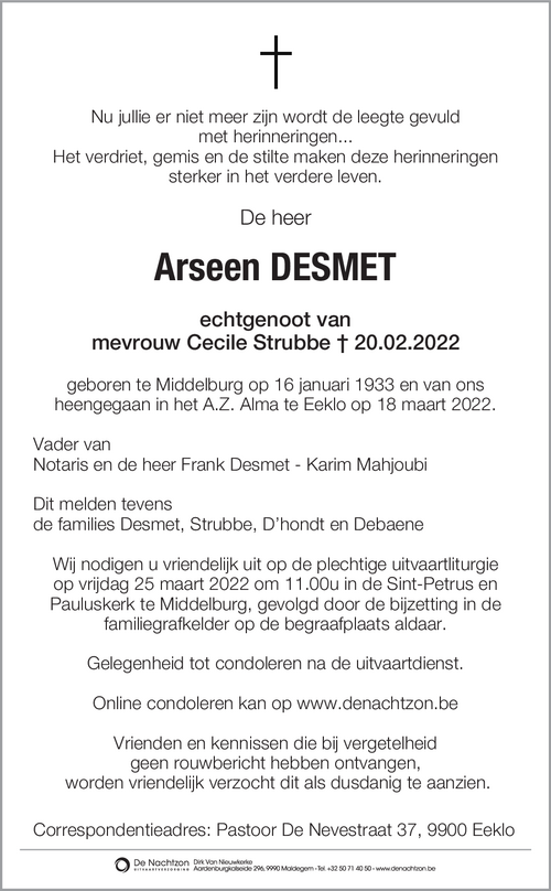 Arseen Desmet